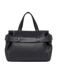 GIANNI CHIARINI MIRANDA Geantă de m&acirc;nă din piele cu curea de umăr negru - Genți femei - 4