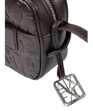 ARMANI EXCHANGE LIZ PEBBLE Geantă foto cu logo &icirc;n relief antagonist - Genți femei - 4