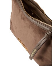 LOVE MOSCHINO SIGNATURE ZIP Geantă de umăr, reglabilă cămilă2 - Genți femei - 3