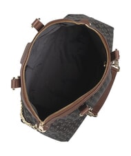 POLLINI HERITAGE Geantă de umăr Dome cu m&acirc;nere din lanț negru maro - Genți femei - 6