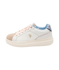 U.S. POLO ASSN. CODY Adidași alb-gălbui-bej - Pantofi femei - 3
