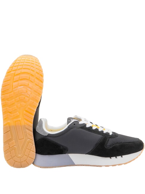 JAKE Teniși din piele mixtă BLK - Pantofi bărbați
