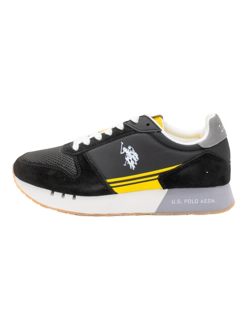 JAKE Teniși din piele mixtă BLK - Pantofi bărbați
