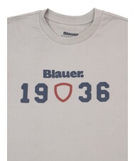 BLAUER CHAMBERLAIN Tricou din bumbac gri cețos - tricou - 2