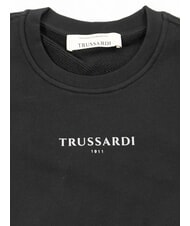 TRUSSARDI JERSEY Hanorac de bumbac negru - hanorace - 2