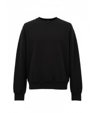TRUSSARDI JERSEY Hanorac de bumbac negru - hanorace - 3