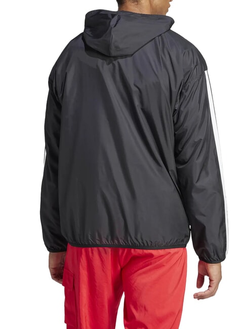 3 STRIPES Jachetă sport cu glugă negru - Geci de bărbați