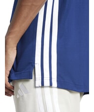 ADIDAS 3 STRIPES Tricou polo cu m&acirc;necă scurtă albastru - maiou Polo - 3