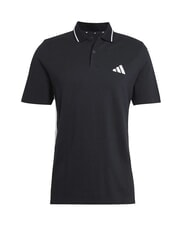 ADIDAS 3 STRIPES Tricou polo cu m&acirc;necă scurtă negru - maiou Polo - 3