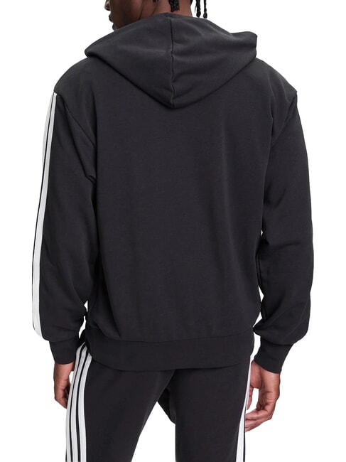 3 STRIPES Hanorac cu gluga negru - hanorace