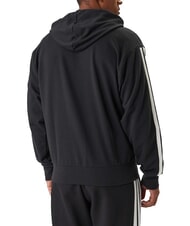 ADIDAS 3 STRIPES Hanorac cu fermoar complet și glugă negru - hanorace - 2