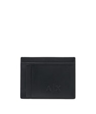 ARMANI EXCHANGE BARCELONA Portcard plat din piele negru - Portofele bărbați - 2