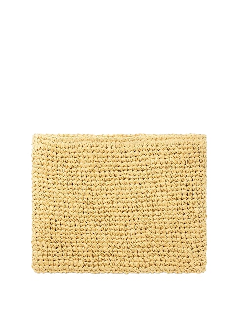 RAFFIA Geantă de m&acirc;nă nisip nud - Genți femei
