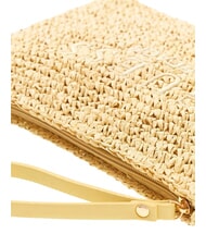 GUESS RAFFIA Geantă de m&acirc;nă nisip nud - Genți femei - 5