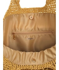 GUESS RAFFIA Geantă de plajă de umăr nisip nud - Genți femei - 3