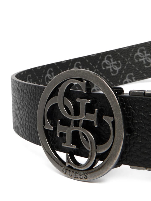 MILANO Curea de piele BLACK - Curele