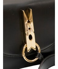 LOVE MOSCHINO PINNED LOVE Geantă mini, cu curea de umăr negru - Genți femei - 4