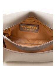 LOVE MOSCHINO CHARMY Geantă de m&acirc;nă, cu curea de umăr gri/gri - Genți femei - 5