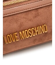 LOVE MOSCHINO SIGNATURE ZIP Geantă de umăr, reglabilă cămilă2 - Genți femei - 3