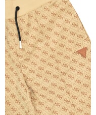 GUESS KIDS ACTIVE Pantaloni de trening 4g aop bej alb - Pantaloni pentru copii - 3
