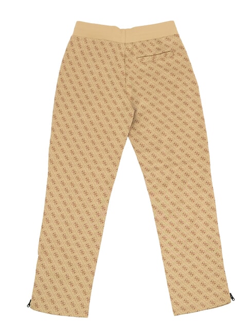 KIDS ACTIVE Pantaloni de trening 4g aop bej alb - Pantaloni pentru copii