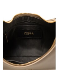 FURLA DIAMANTE Geantă de umăr, piele mahon - Genți femei - 4