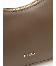 FURLA DIAMANTE Geantă de umăr, piele mahon - Genți femei - 5