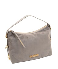 LOVE MOSCHINO SIGNATURE ZIP Geantă de umăr, reglabilă gri/gri - Genți femei - 2