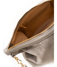 LOVE MOSCHINO SIGNATURE ZIP Geantă de umăr, reglabilă gri/gri - Genți femei - 5