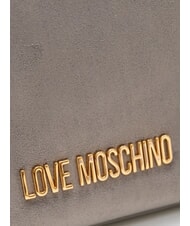 LOVE MOSCHINO SIGNATURE ZIP Geantă de umăr, reglabilă gri/gri - Genți femei - 6