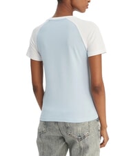 GUESS JEANS RAGLAN Tricou de bumbac albastru de ceață - tricou - 2