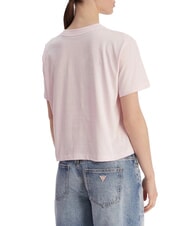 GUESS JEANS SS CN BOXY ICONIC  Tricou din bumbac liliac de vară - tricou - 2