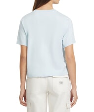 GUESS JEANS SS CN BOXY ICONIC  Tricou din bumbac albastru aerian - tricou - 2