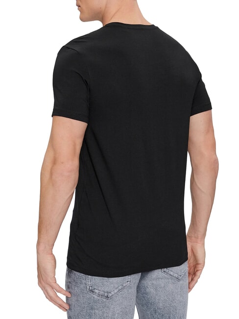 CALEB HERO Set de 2 tricouri negru jet cu &icirc;ngheț g - tricou