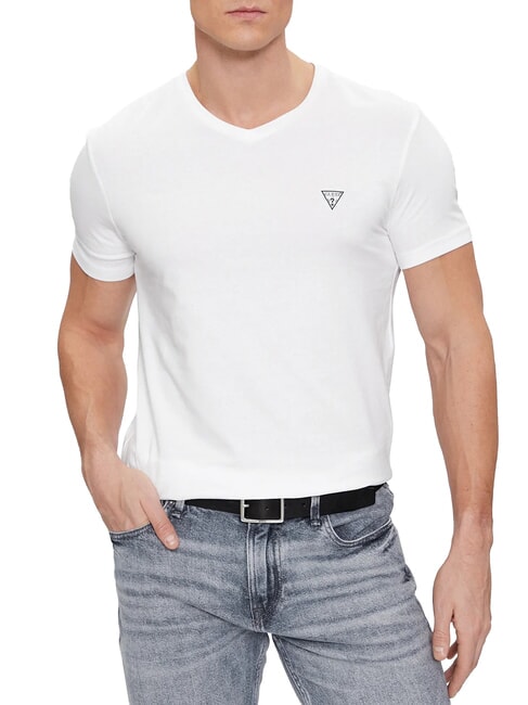 CALEB HERO Set de 2 tricouri alb optic - tricou