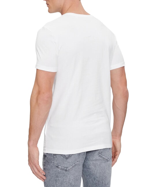CALEB HERO Set de 2 tricouri alb optic - tricou