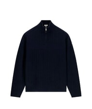 GUESS JEANS ZIP Pulover de bumbac ocean &icirc;ndrăzneț - Pulovere pentru bărbați - 4