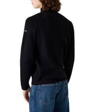 GUESS JEANS ZIP Pulover de bumbac jetbla - Pulovere pentru bărbați - 2