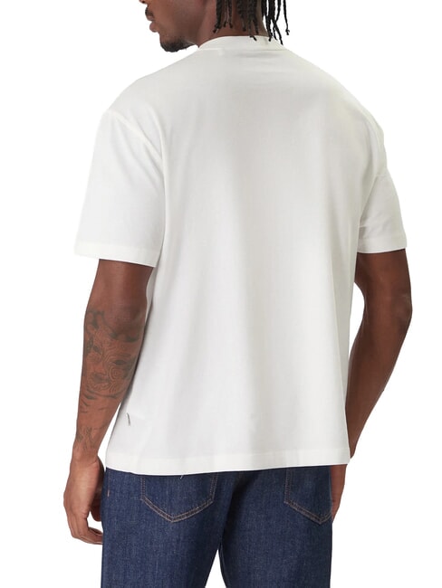 BAKER Tricou de bumbac alb de alabastru - tricou