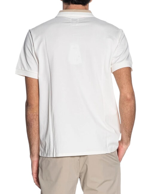 PAUL Tricou polo cu m&acirc;necă scurtă sare albă - maiou Polo