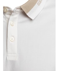 GUESS PAUL Tricou polo cu m&acirc;necă scurtă sare albă - maiou Polo - 3