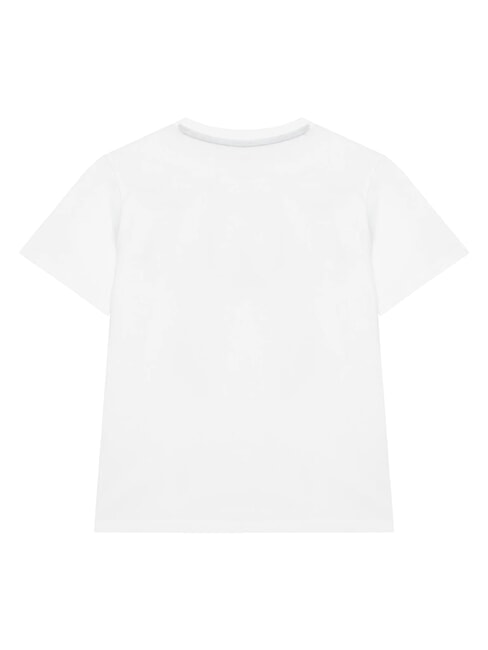 KID Tricou de bumbac alb purpuriu - Tricou copil