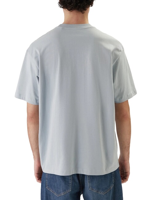 MINI TRIANGLE Tricou de bumbac aură albastră - tricou