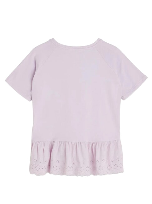 KID Tricou pentru fete liliac ușor de ceață - Tricou copil