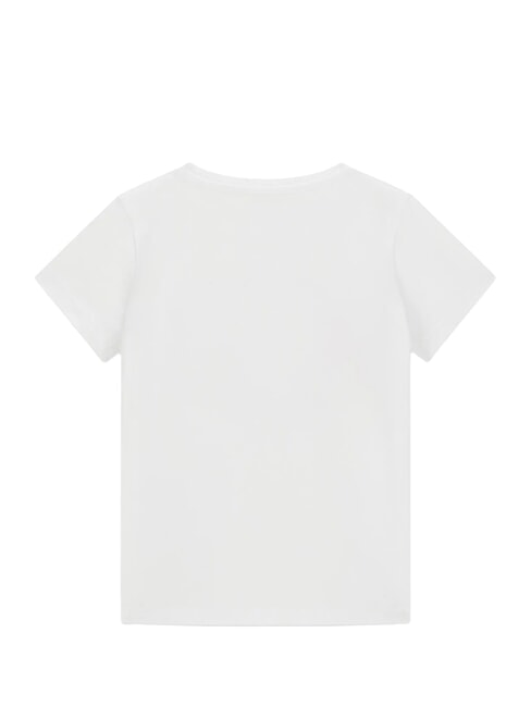 KID Tricou cu m&acirc;necă scurtă alb purpuriu - Tricou copil