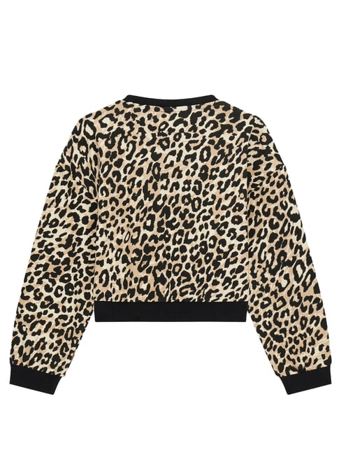 KID Hanorac din bumbac pentru fete leopard sălbatic - Hanorac pentru bebeluși