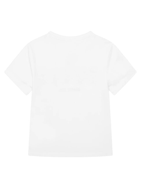 KID Tricou din bumbac pentru fete alb purpuriu - Tricou copil