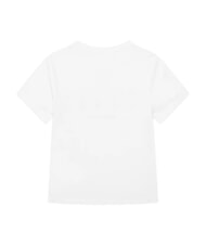 GUESS KID Tricou din bumbac pentru fete alb purpuriu - Tricou copil - 2