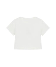 GUESS KID Tricou de bumbac alb purpuriu - Tricou copil - 2