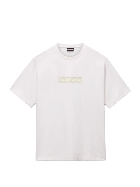 S-BOX LOGO SS 1 Tricou de bumbac şoaptă albă - tricou